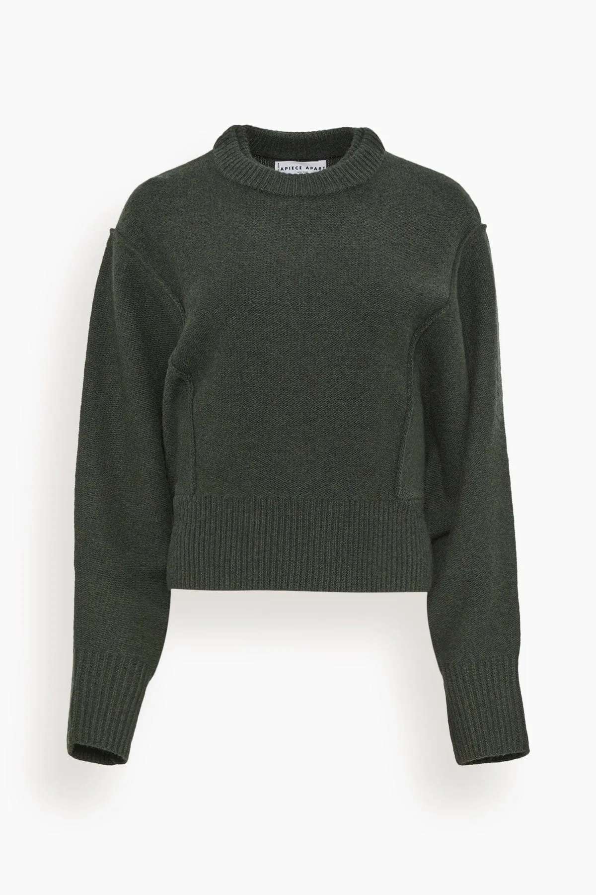Alina Dolman Sweater in Deep Olive