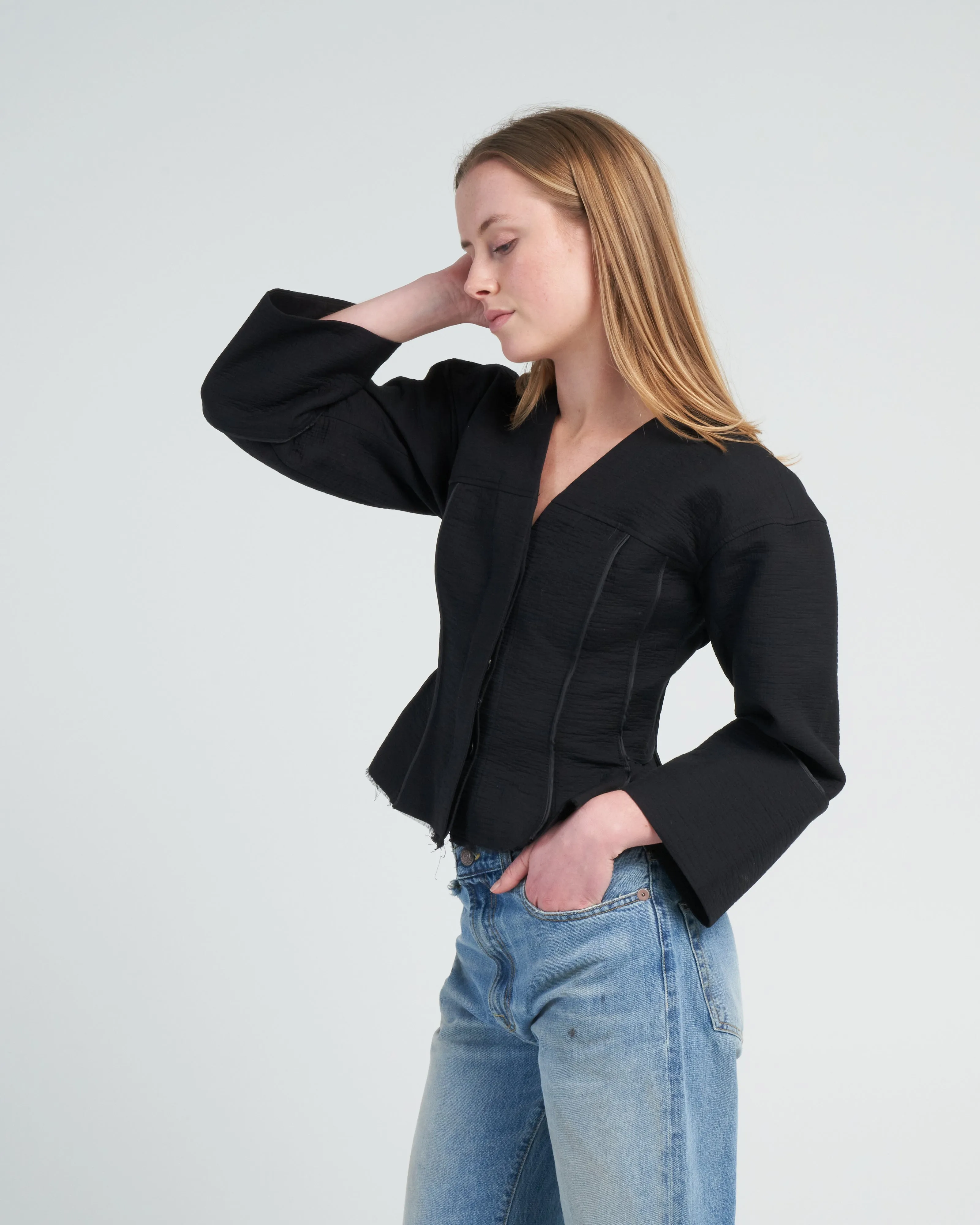 alzir jacket - black
