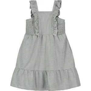 AMEERA DRESS - GREY STRIPE