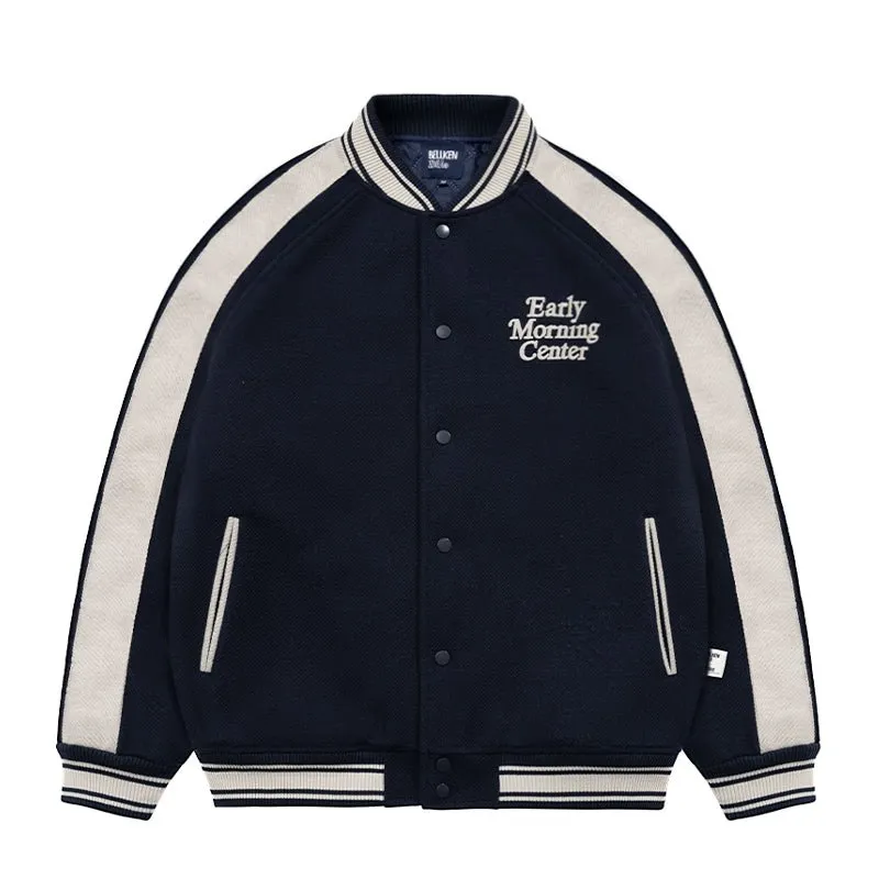 American casual style baseball jacket   N2852