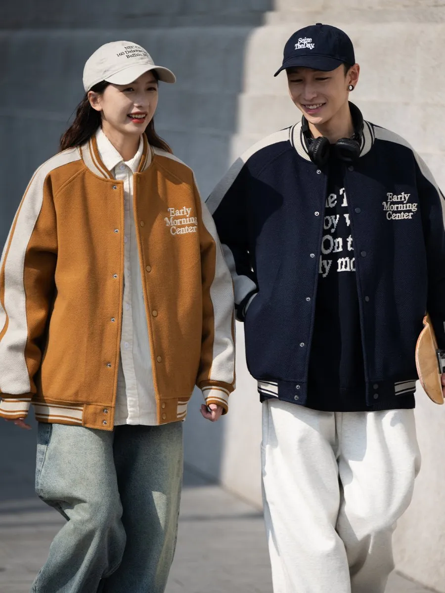 American casual style baseball jacket   N2852