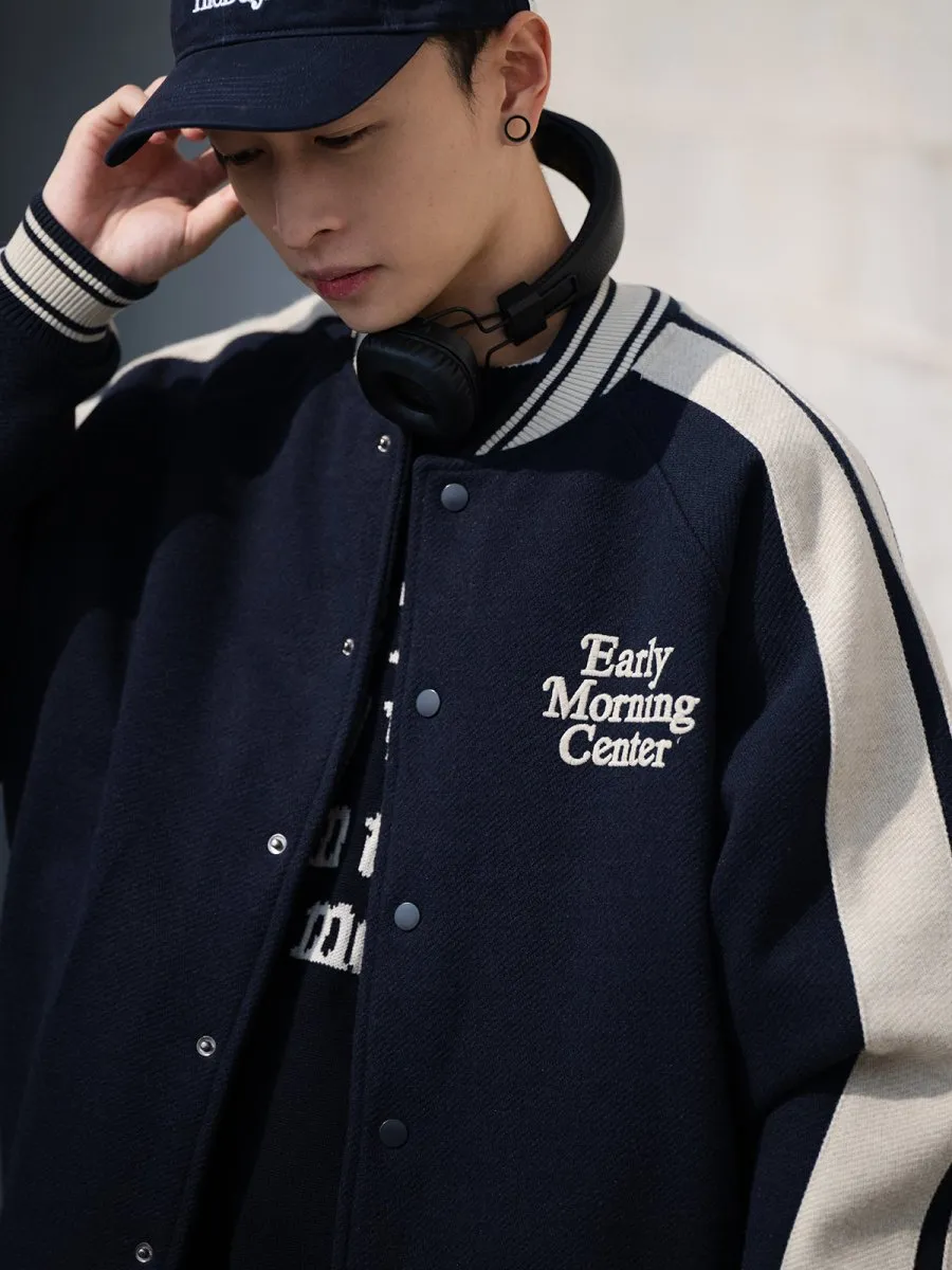 American casual style baseball jacket   N2852