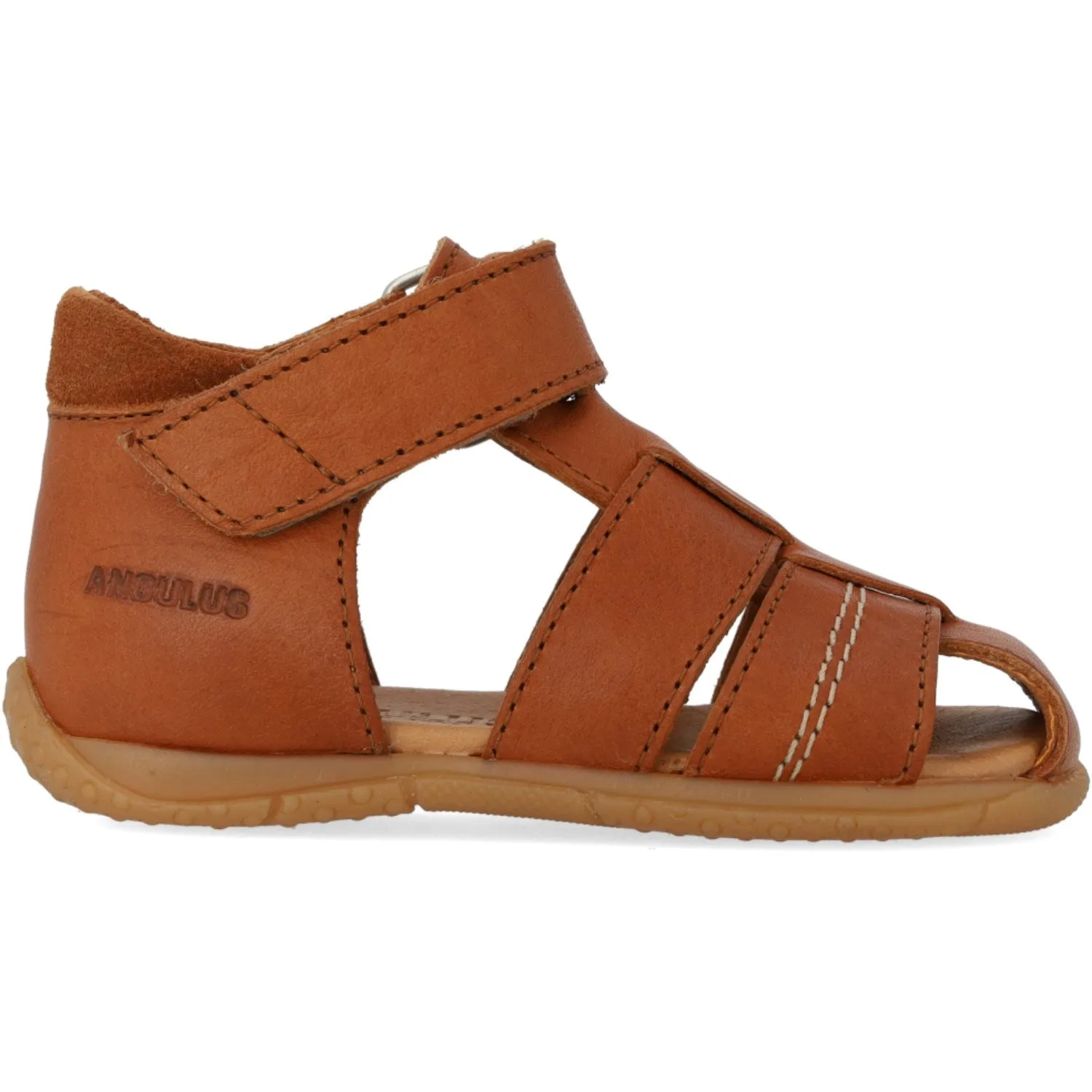 Angulus CAndnac Barnets Første Sandal Med Kontraststikninger