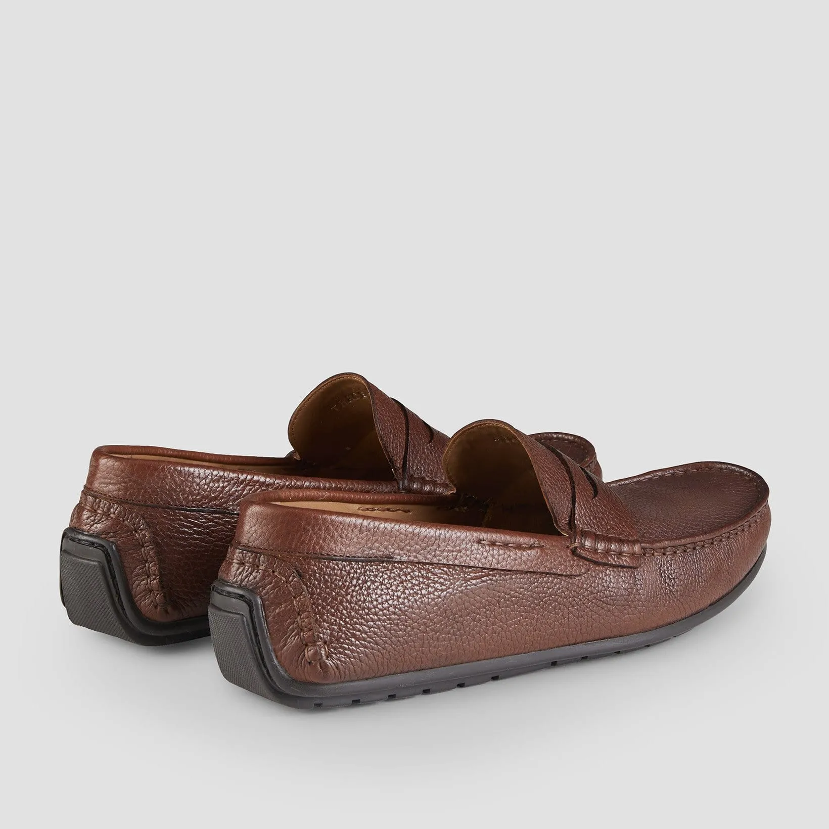 AQ By Aquila hewitt mens leather loafer in tan