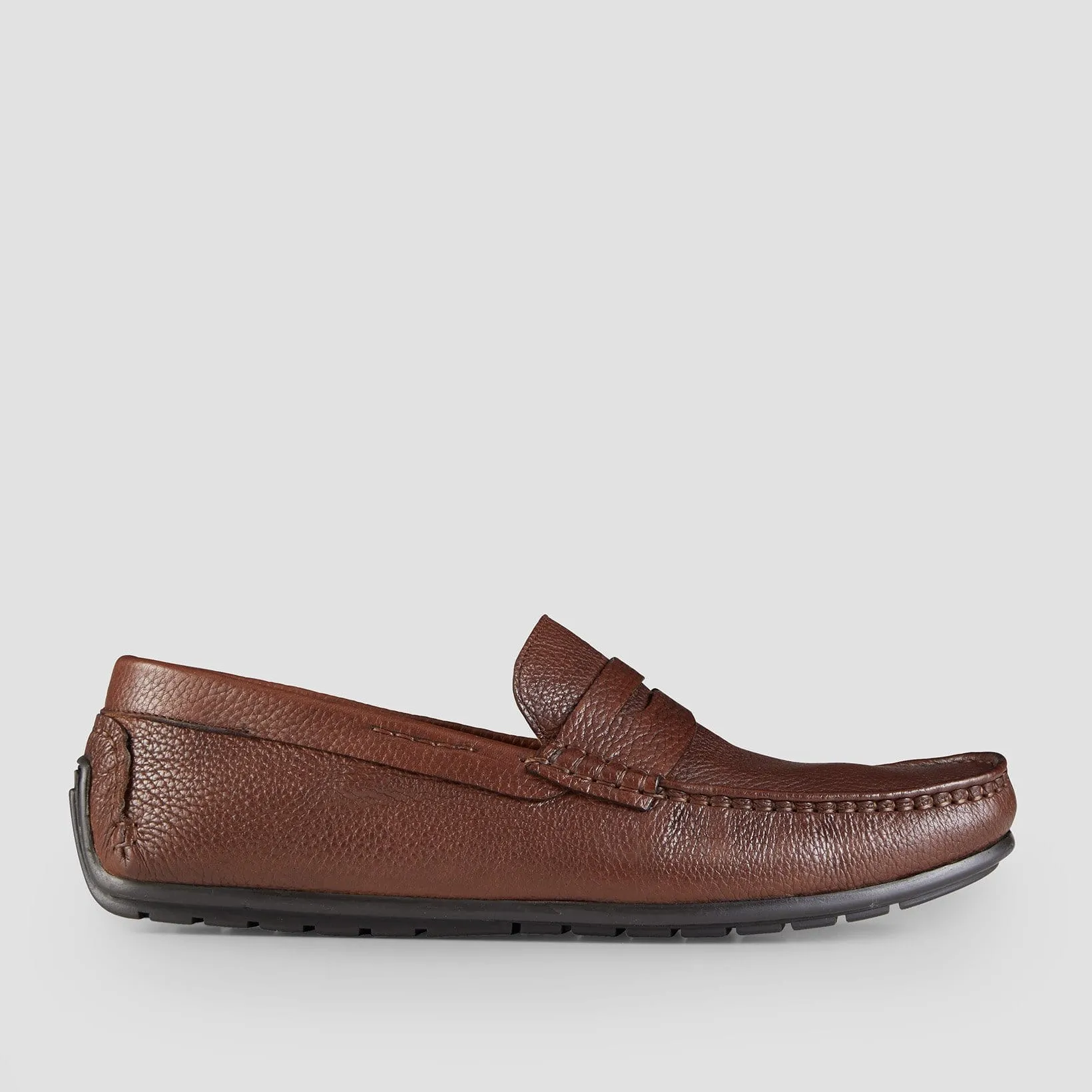 AQ By Aquila hewitt mens leather loafer in tan