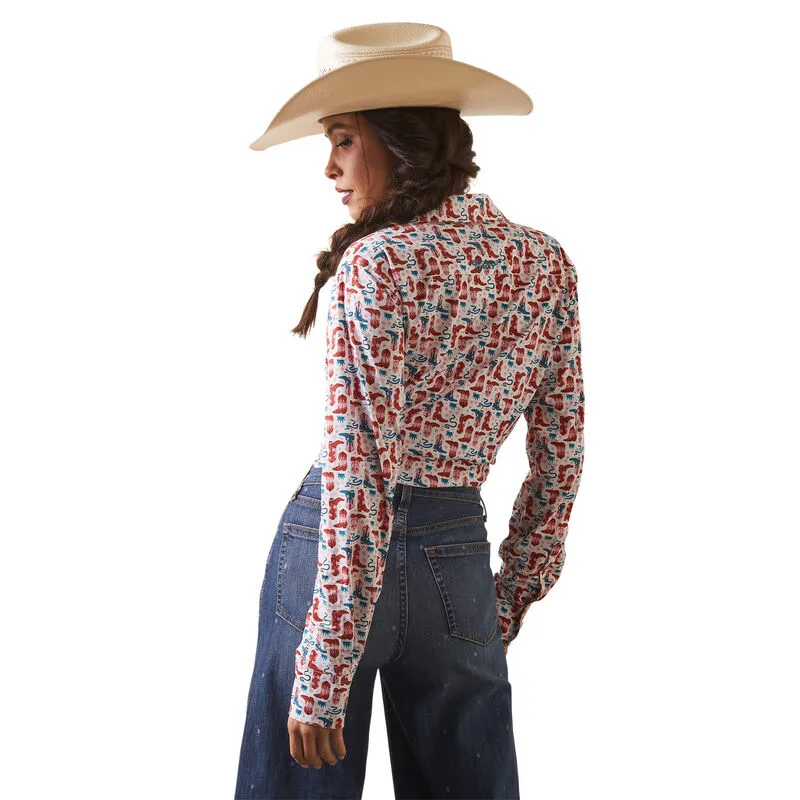 Ariat Women's Wrinkle Resist Kirby Stretch Shirt - Blazin Boots
