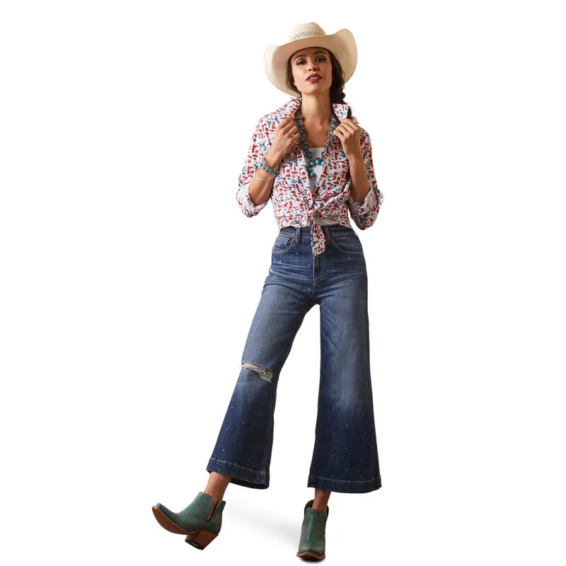 Ariat Women's Wrinkle Resist Kirby Stretch Shirt - Blazin Boots