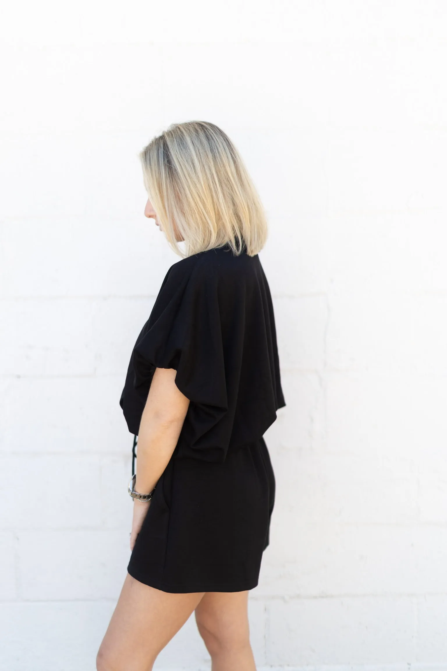Black Bubble Top