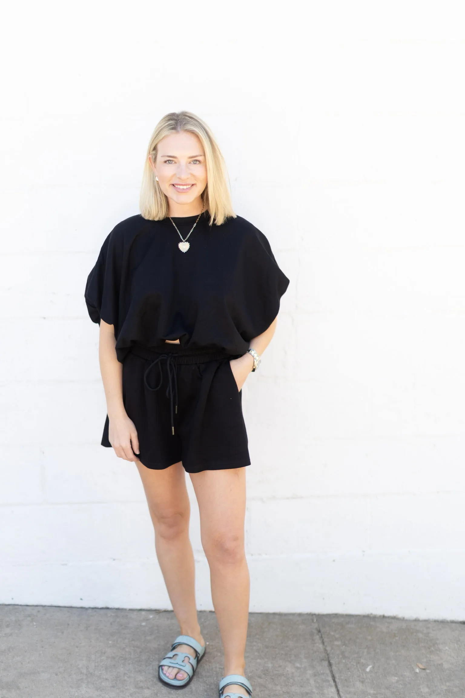 Black Bubble Top
