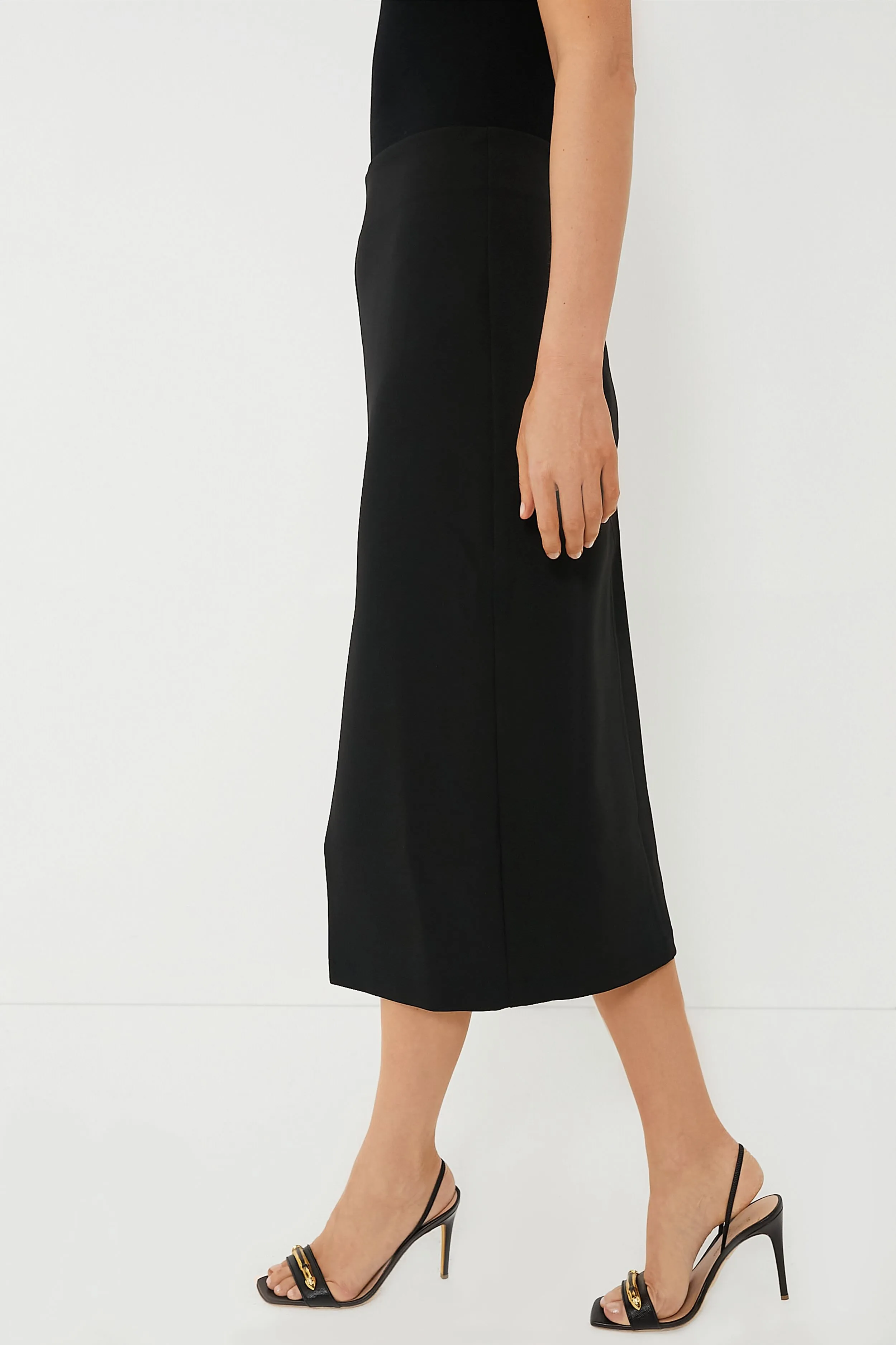 Black Louna Midi Skirt