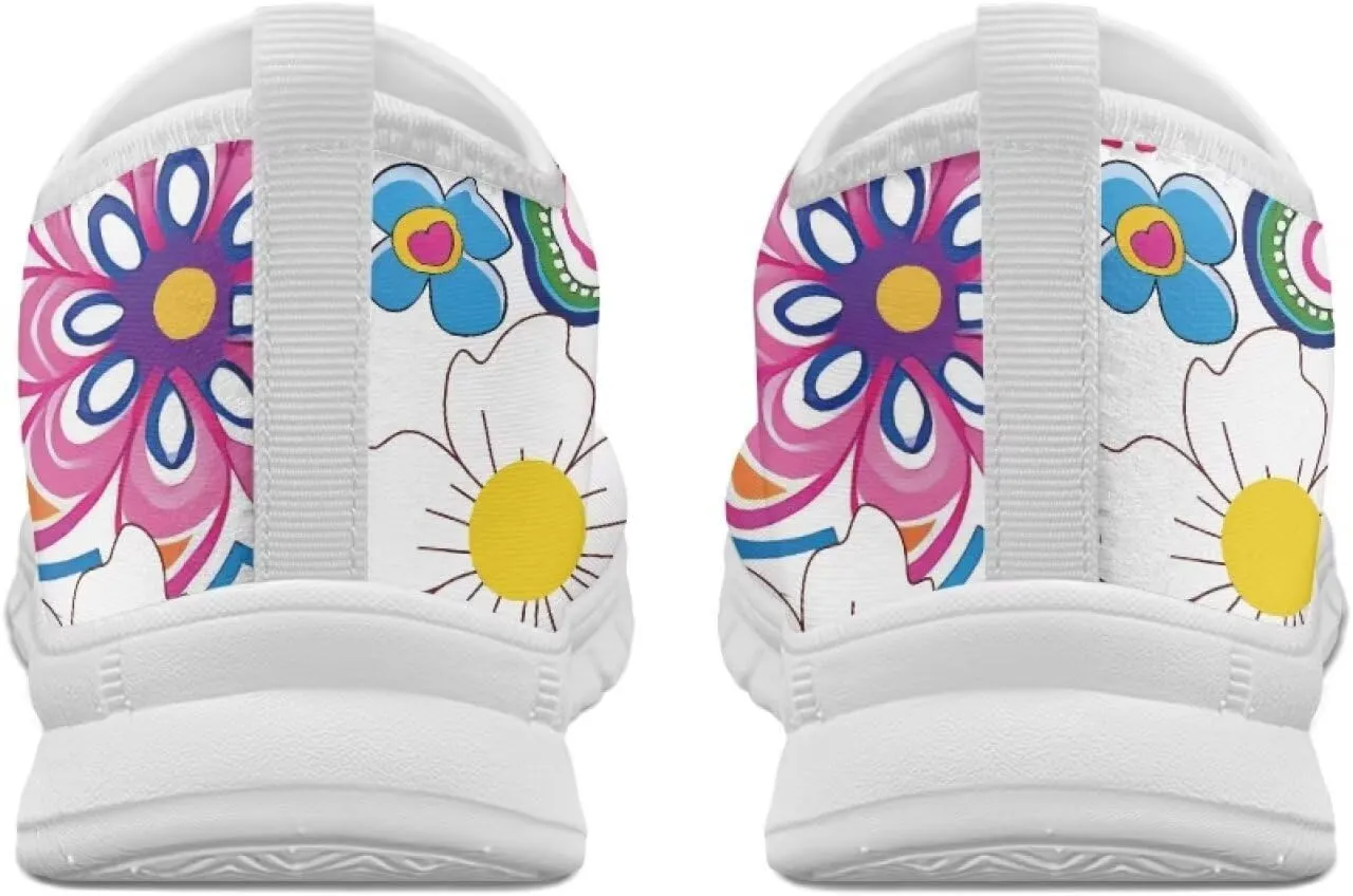 Canvas Sports Shoes for Women Low Top Casual Sneakers for Women Fashion Comfortable Walking ShoesWhite Sole