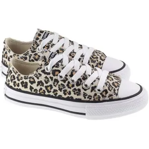Converse Trainers Kids Chuck Taylor Ox Black Driftwood Light Fawn