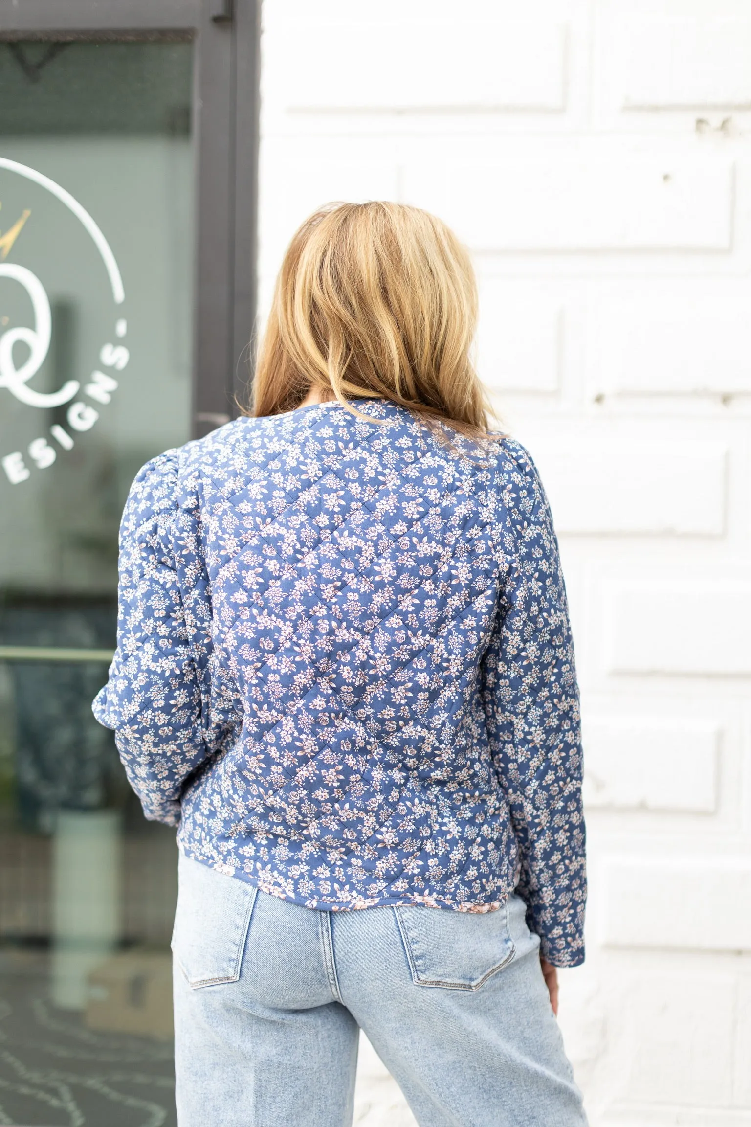 Ditzy Floral Bow Jacket