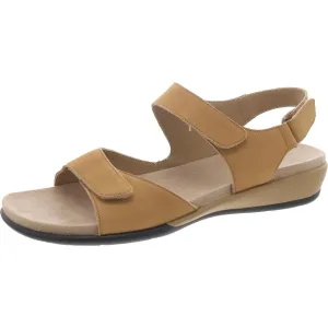 Easy Spirit Womens Hartwell Leather Adjustable Slingback Sandals