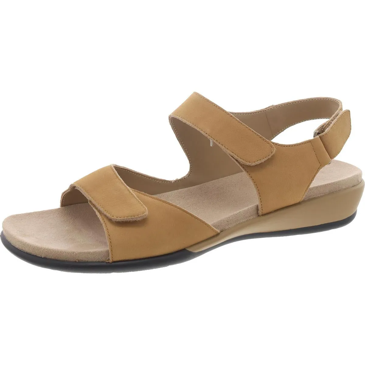 Easy Spirit Womens Hartwell Leather Adjustable Slingback Sandals