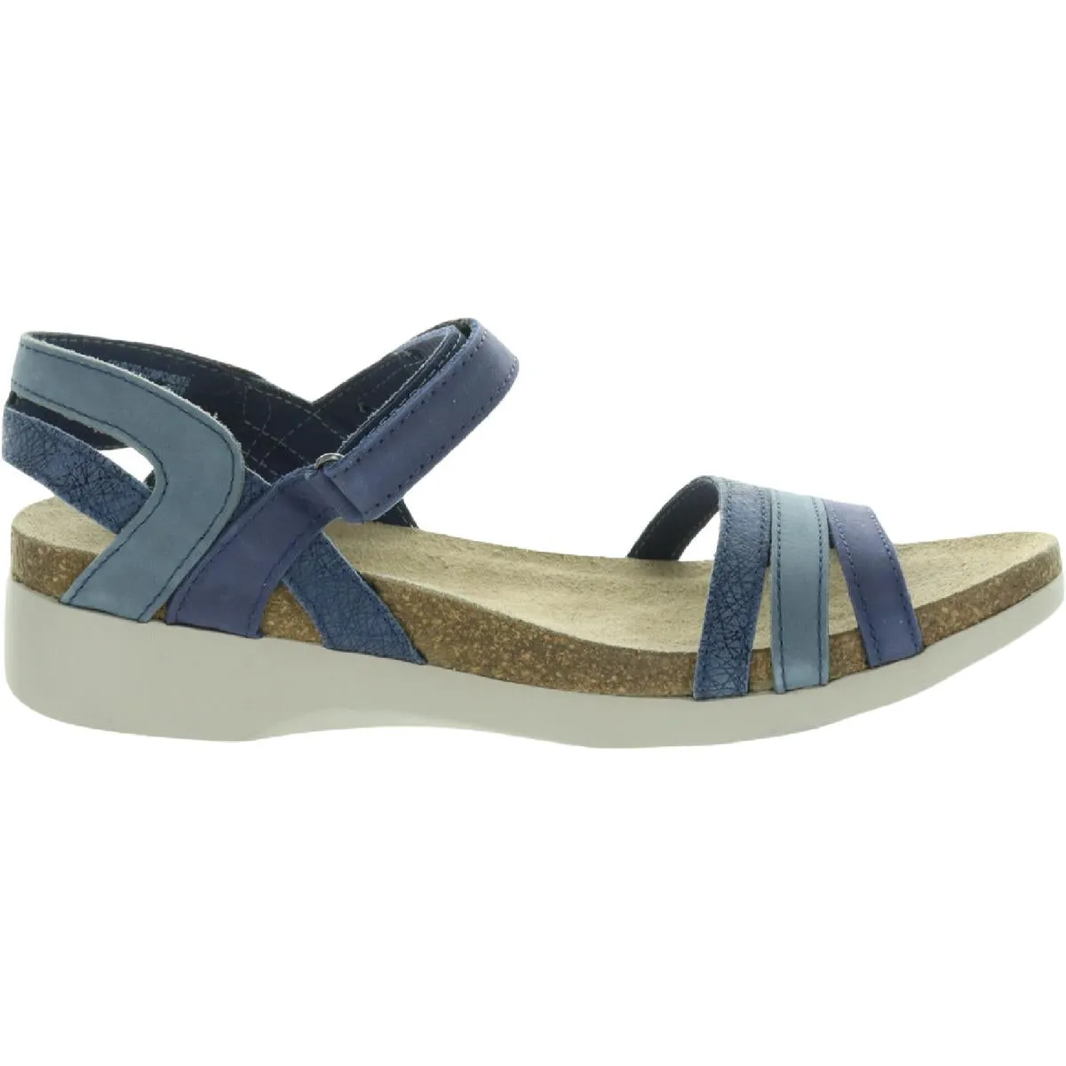 Easy Spirit Womens Summer Wedge Adjustable Footbed Sandals