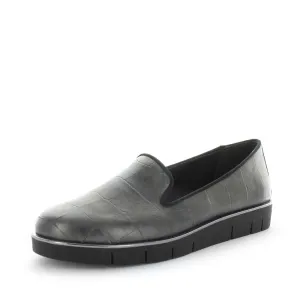 EDNA - Gunmetal/Croc