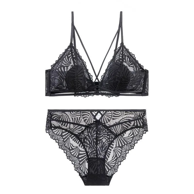 Fancy Embroidery Bralette Set  Comfortable and Stylish Lingerie