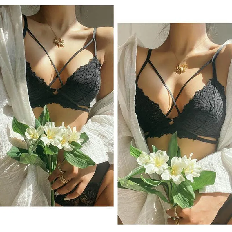 Fancy Embroidery Bralette Set  Comfortable and Stylish Lingerie