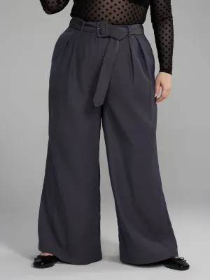 Fashion To Figure - Belted Wide Leg Pants