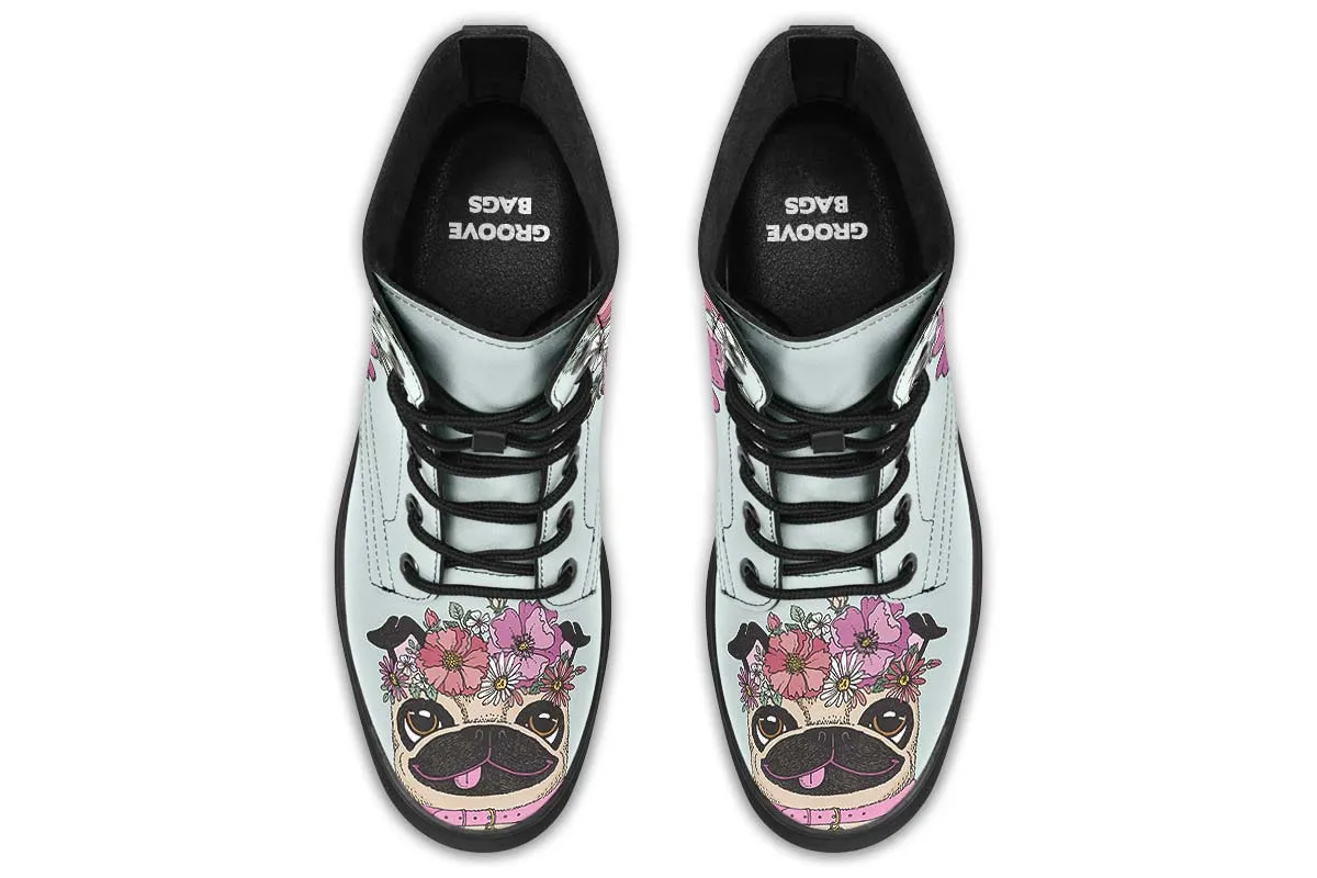 Floral Pug Boots