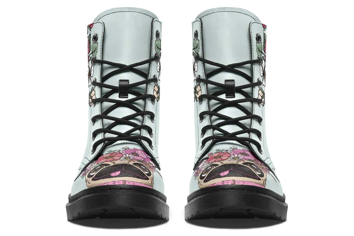 Floral Pug Boots