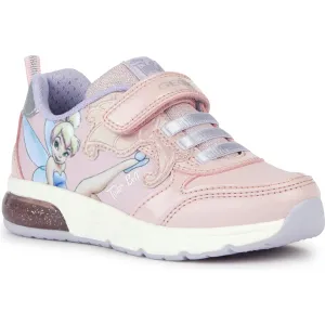 Geox Girls Trainer Spaceclub Tinker Bell Light Up Pink/Lilac