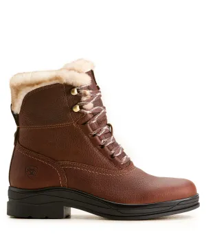 Harper Sherpa Waterproof Boot - Dark Brown