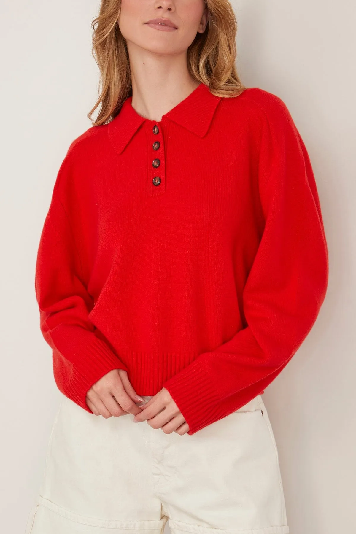 Homere Sweater in Tomato