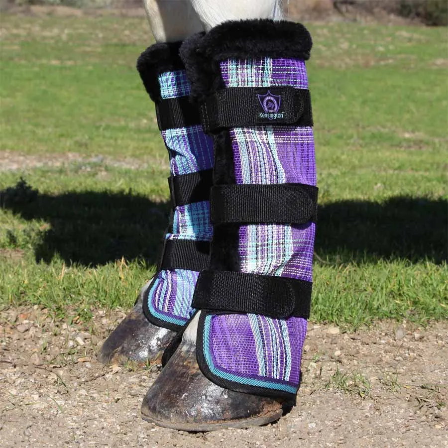 Kensington Protective Pony Fly Boots with Fleece for Comfort