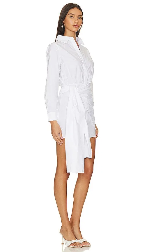 L'Academie Charlie Mini Dress in White