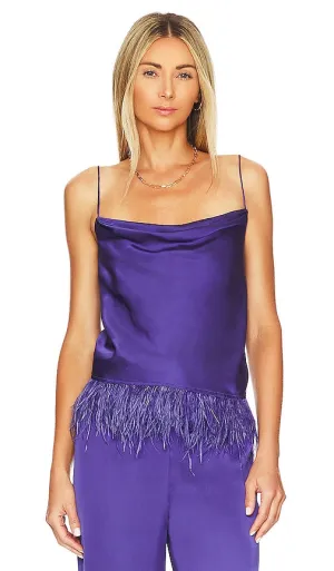 L'Academie The Alix Top in Purple