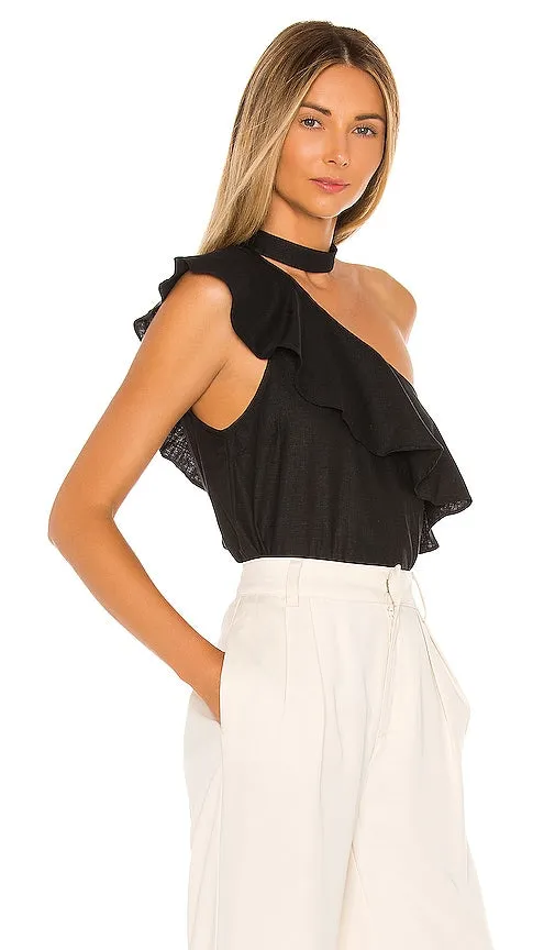 L'Academie The Seberg Top in Black