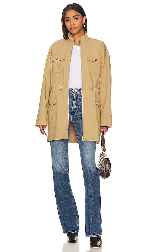 L'Academie x Marianna Selina Cargo Mini Dress in Beige