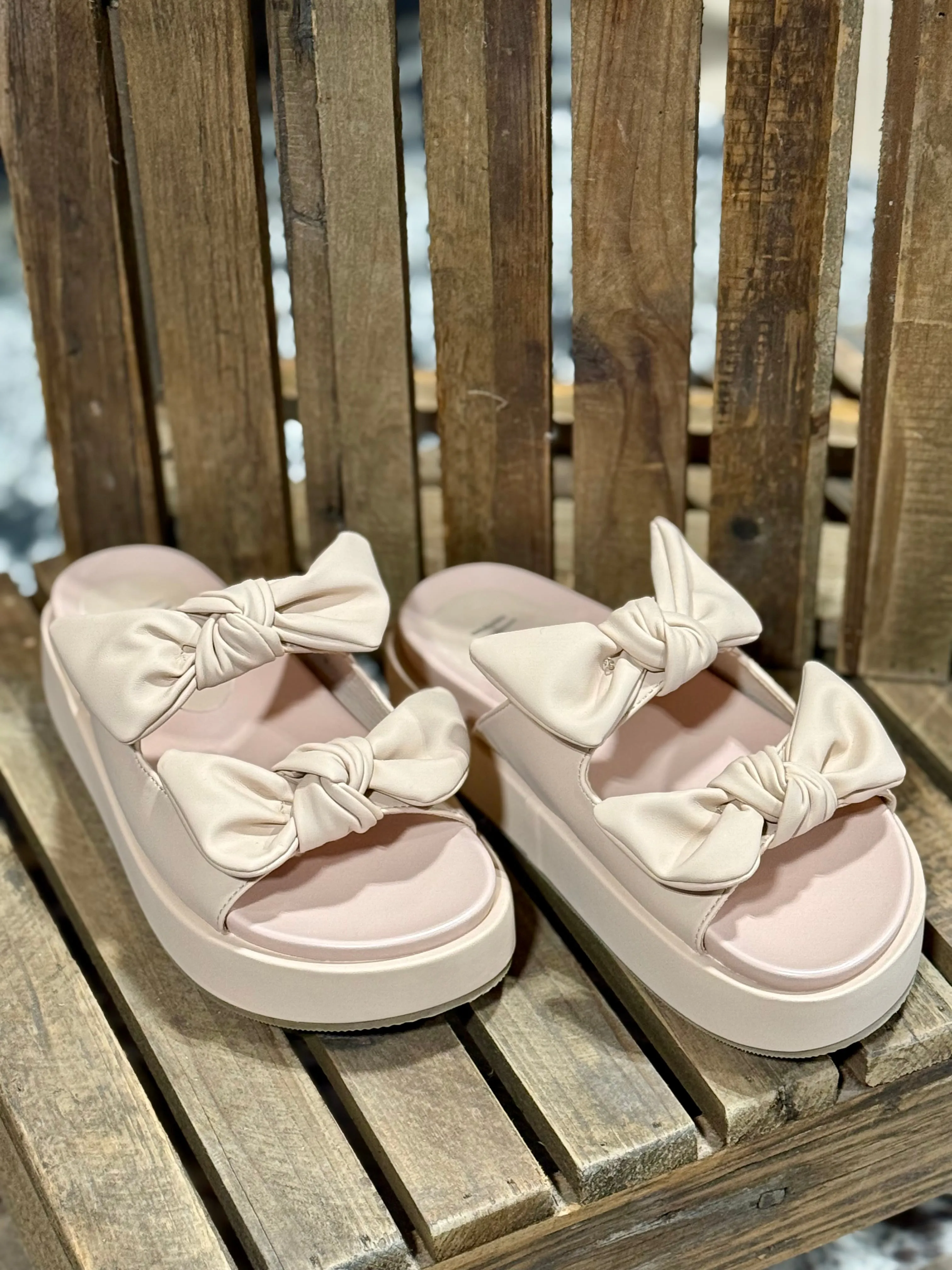 Lil Bit Knotty Nude Sandal by Corkys