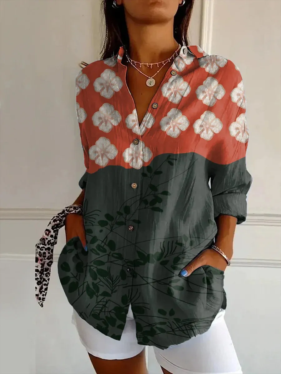 Luisa - Elegant Floral Shirt