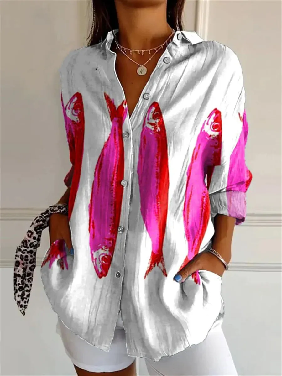 Luisa - Elegant Floral Shirt