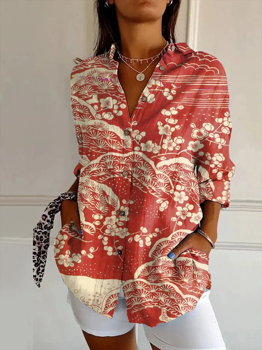 Luisa - Elegant Floral Shirt