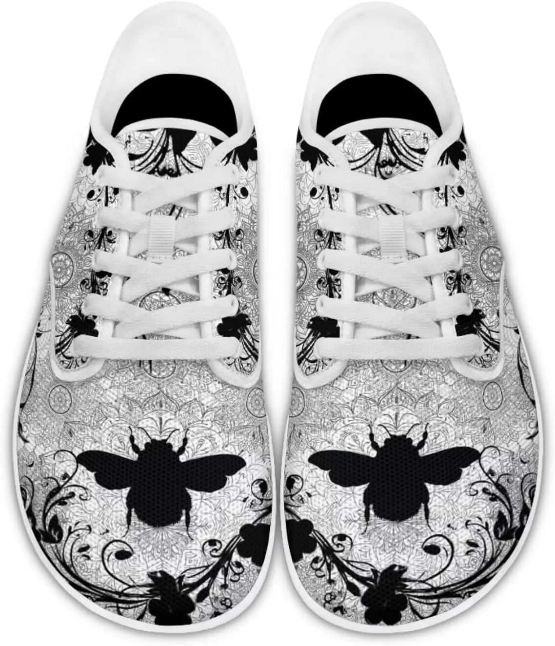 Mandala Animals Wide Toe Barefoot Shoes Women 2025 New Slip On Barefoot Womens Breathable Vitality Shoes