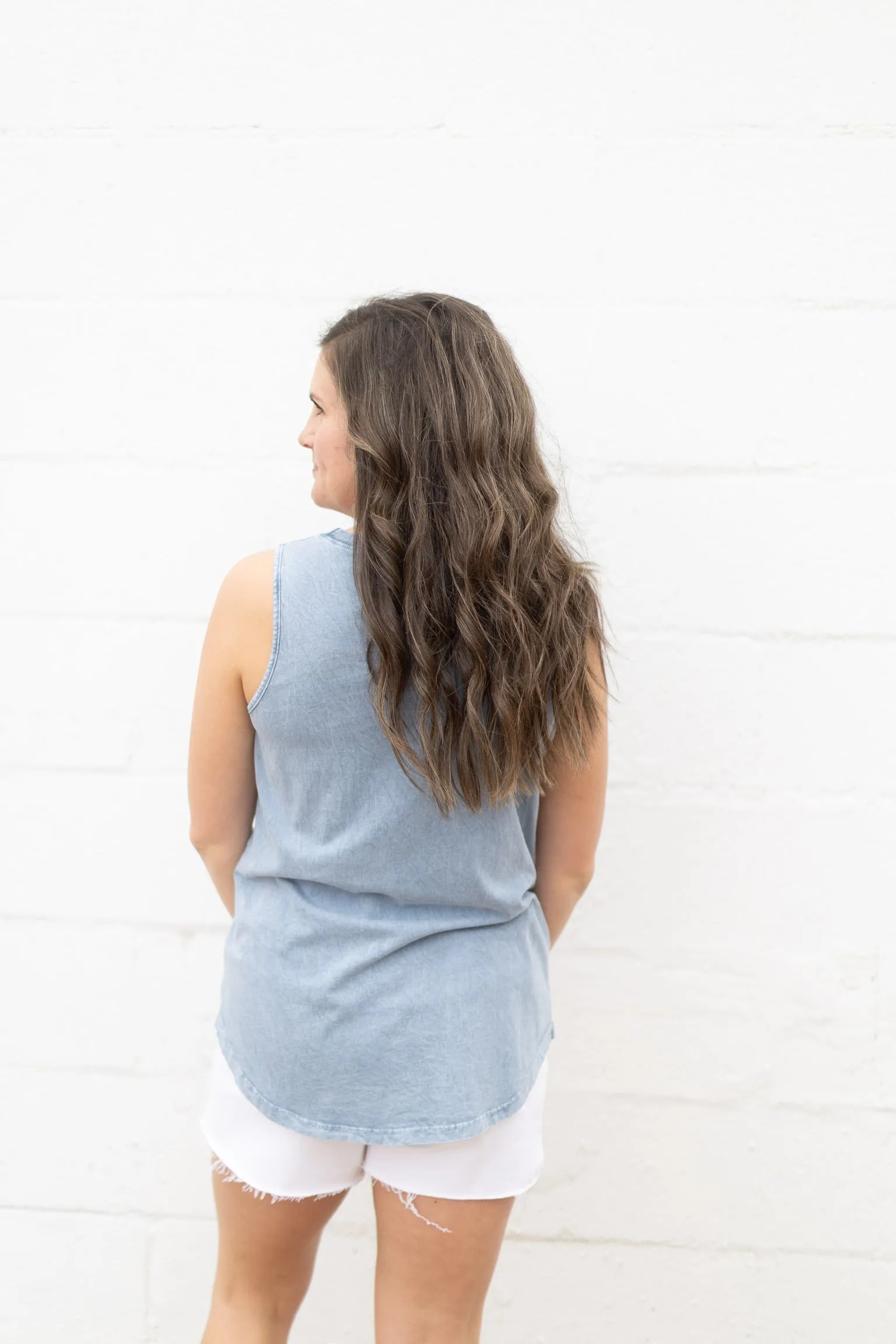Meet Me At the Beach Graphic Tank