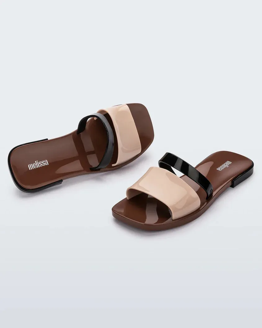 Melissa Ivy Slide Beige/Black