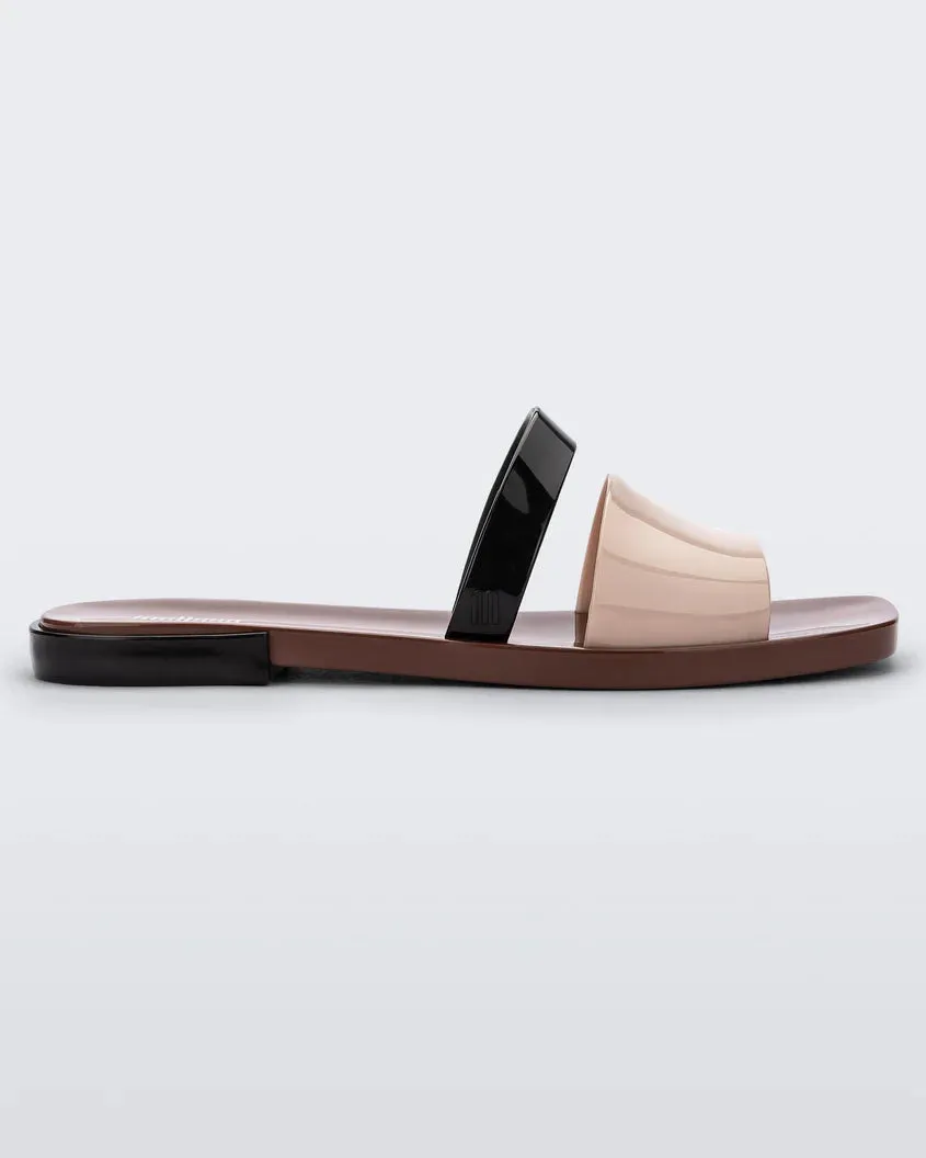 Melissa Ivy Slide Beige/Black