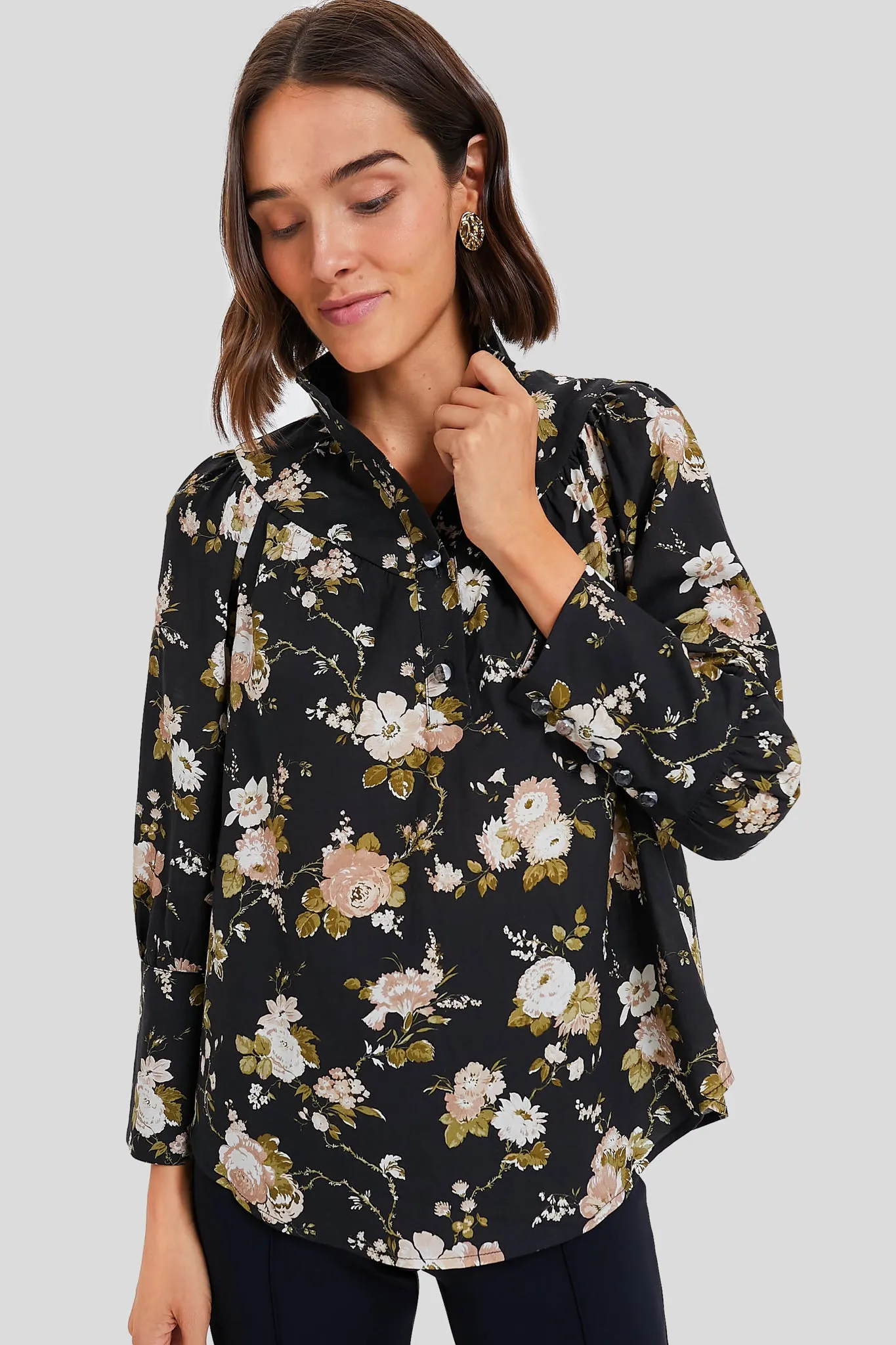 Midnight Garden Corrigan Blouse