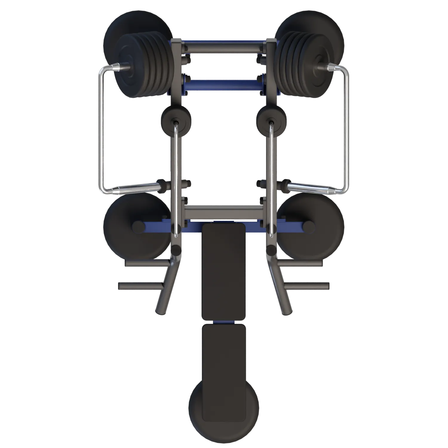 OUTDOOR FITNESS EQUIPMENT STREETBARBELL BENCH PRESS