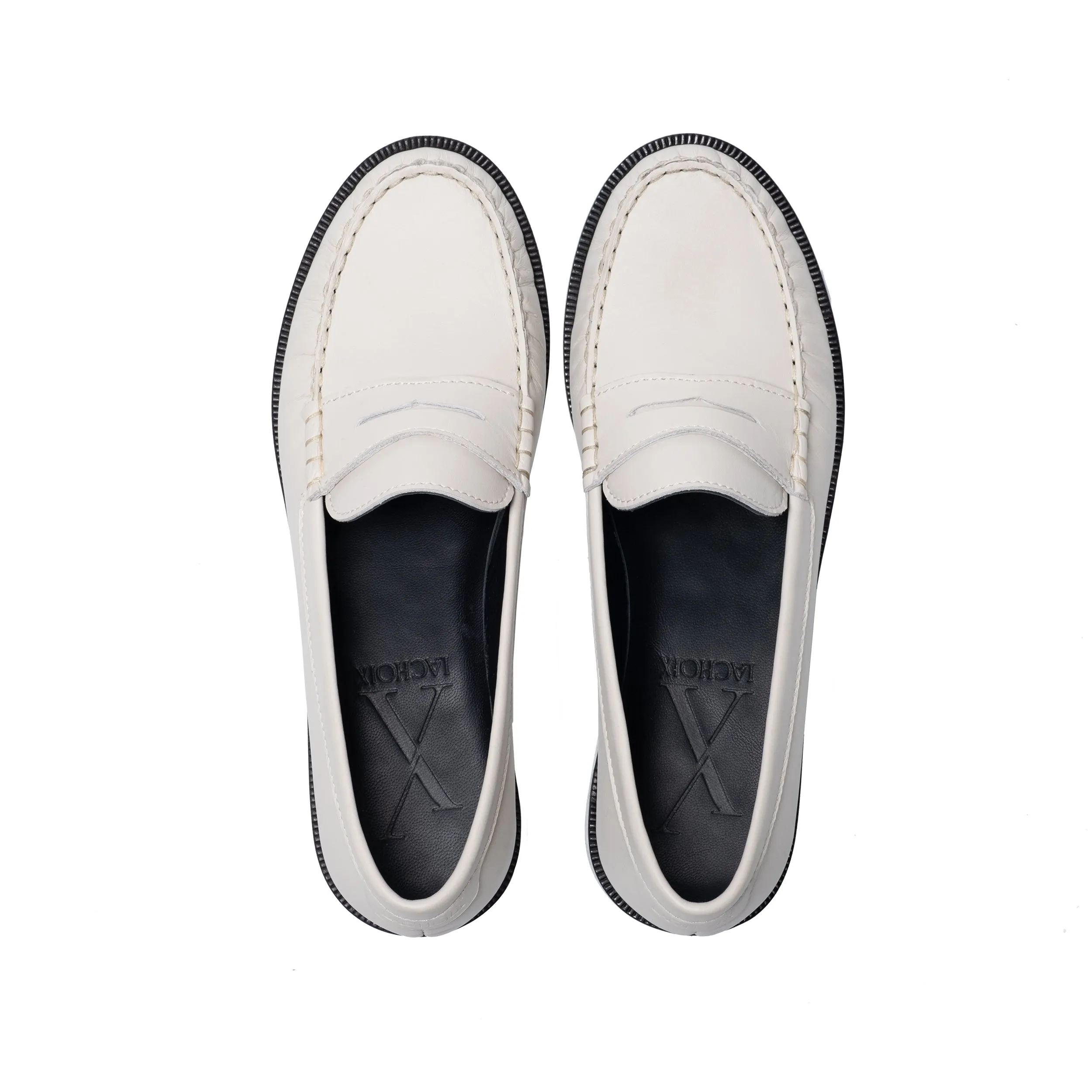 Penny Loafer in Off-White