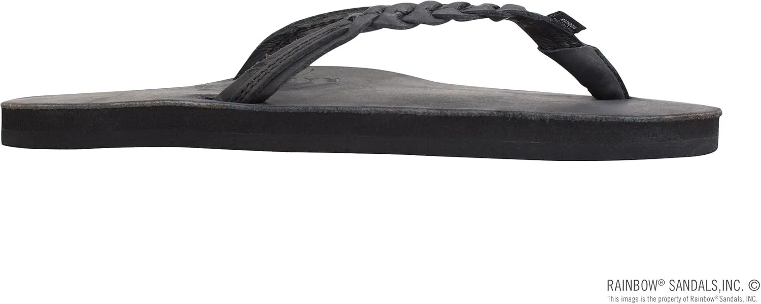 Rainbow Sandals Womens Flirty Braidy Premier Leather w/Single Braided Strap