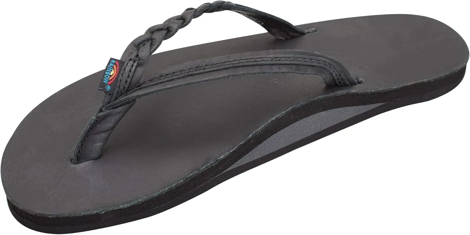 Rainbow Sandals Womens Flirty Braidy Premier Leather w/Single Braided Strap