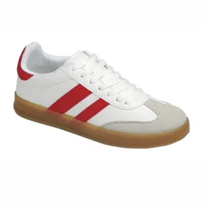 Red and White Sneaker