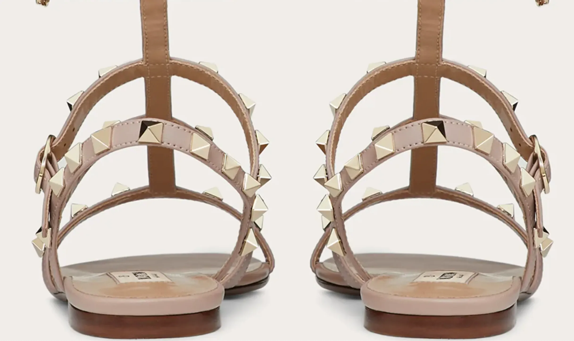Rockstud Flat Sandals - 8