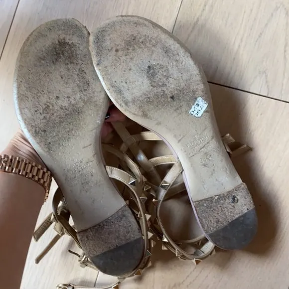 Rockstud Flat Sandals - 8